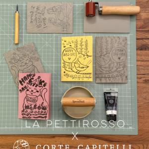 Linocut Workshop con Degustazione - La Pettirosso a Corte Capitelli - immagine 4
