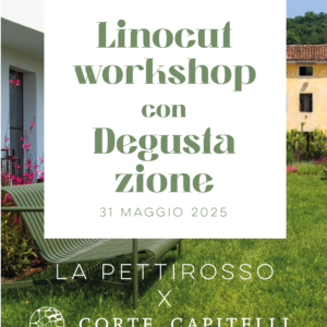 Linocut Workshop con Degustazione - La Pettirosso a Corte Capitelli - immagine 2