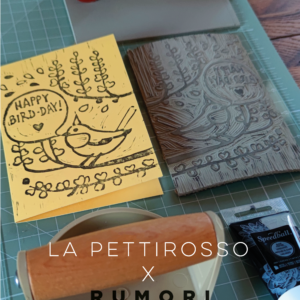 Linocut Workshop con Polpette - La Pettirosso a Polpetteria Rumori - immagine 2