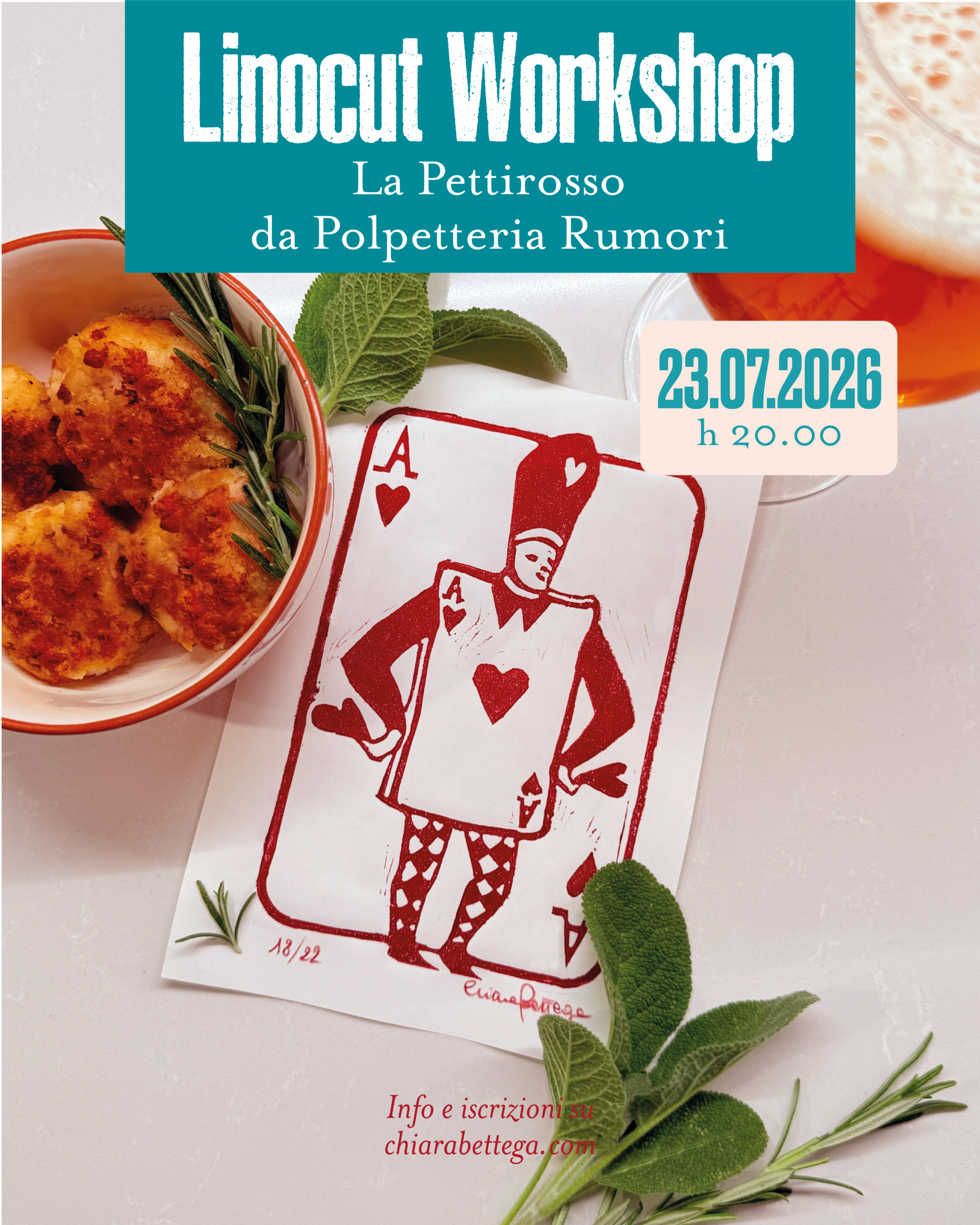 La-Pettirosso-Linocut-Workshop-Polpetteria-Rumori-23-luglio-2026